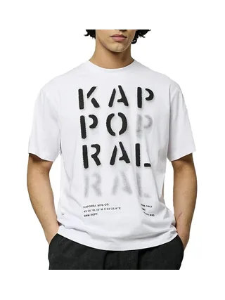 T-shirt Blanc Homme Kaporal Tibom 1