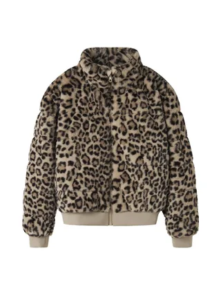 Veste en fausse fourrure Léopard Fille NAME IT Mila 2