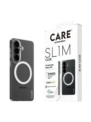 PanzerGlass CARE™ by ® SL1M Case Transparent w. Qi Samsung Galaxy S26 mobile phone case 6