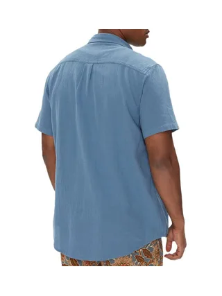 Chemise Bleu Homme Quiksilver Timebox 2