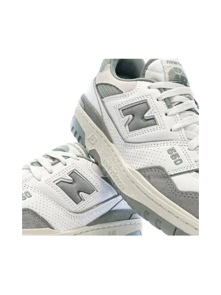 Baskets Blanches/Grises Femme New Balance Bb550 7
