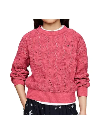Pull Rose Fille Tommy Hilfiger Chenille 1