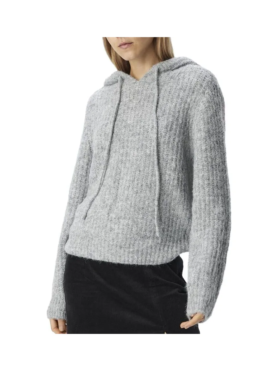Pull à capuche Gris Clair Femme Vero Moda Hoodie 2