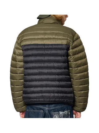 Doudoune Noire/Kaki Homme Kaporal BORA 2