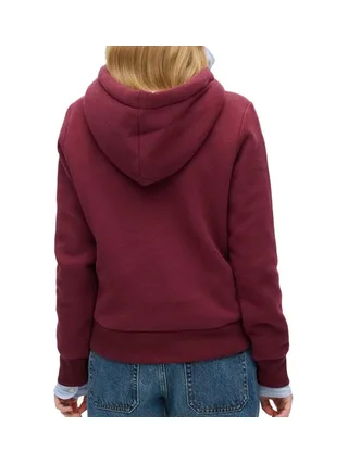 Sweat Rouge Femme Superdry Luxe 2