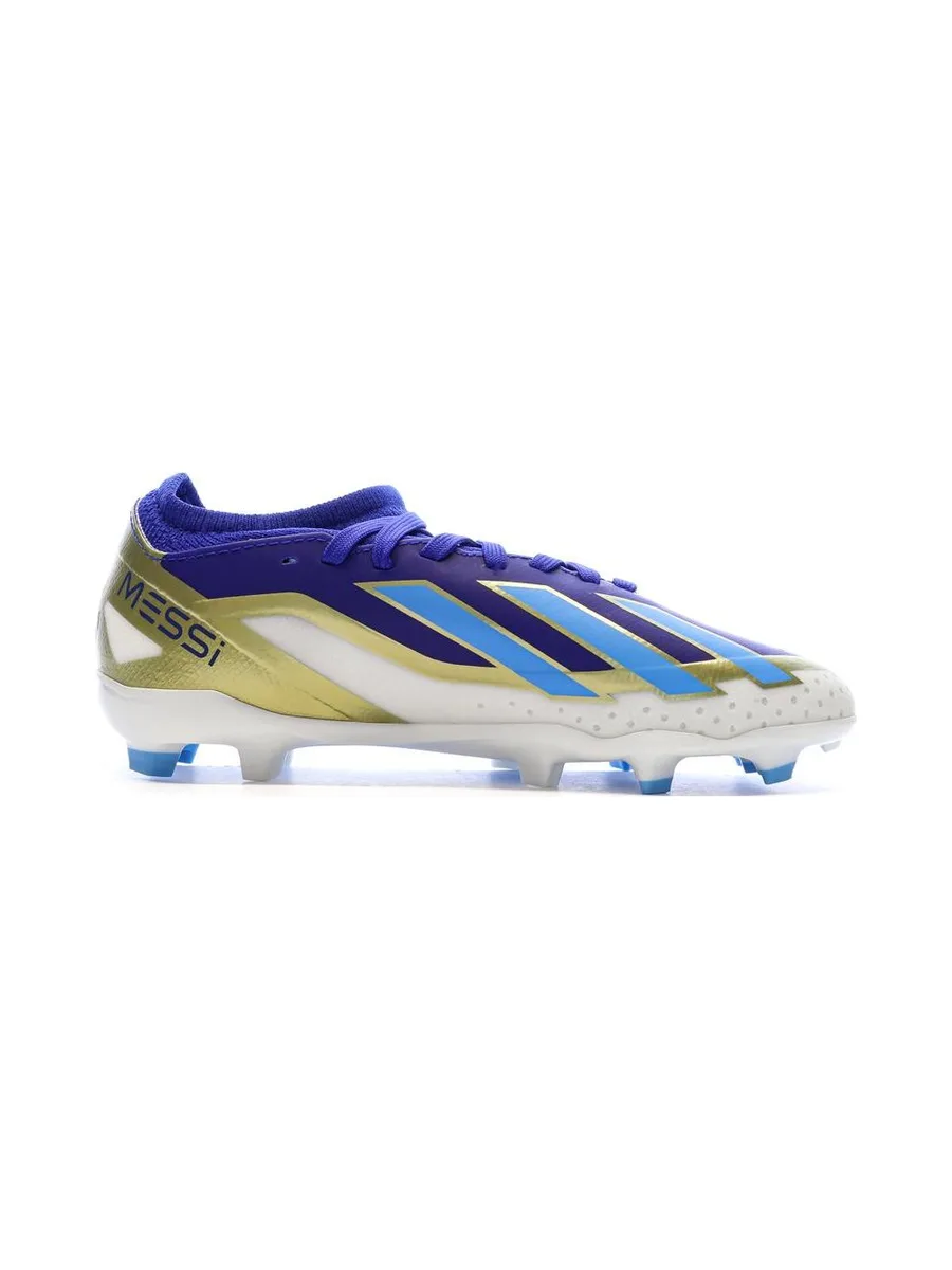 Chaussures de football Noires/Bleu Garçon Adidas Crazyfast League 3