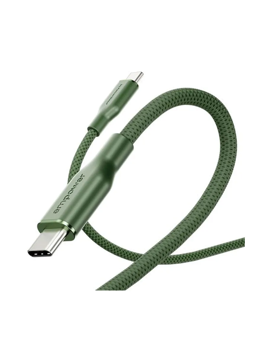 PanzerGlass empower™ by ® Racing 60W USB-C to USB-C Cable | USB 2.0 | 2M | Sage USB cable 6
