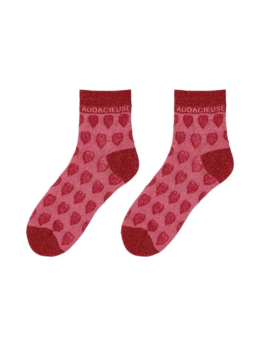 Chaussettes Rouge Femme Stella Green Audacieuse 2