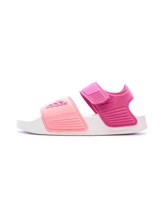 Sandales Roses/Blanches Fille Adidas Adilette K 1