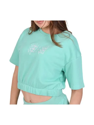 T-shirt Turquoise Femme Project X Paris Triple Logo 1