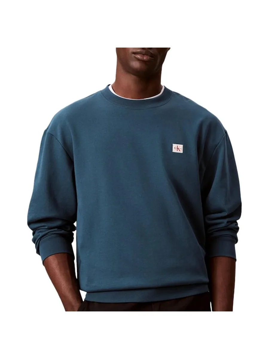 Sweat Marine Homme Calvin Klein Jeans 350 Terry Badge 2