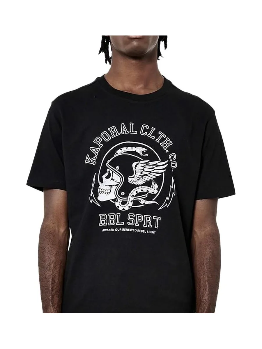 T-Shirt Noir Homme Kaporal CONOR 2