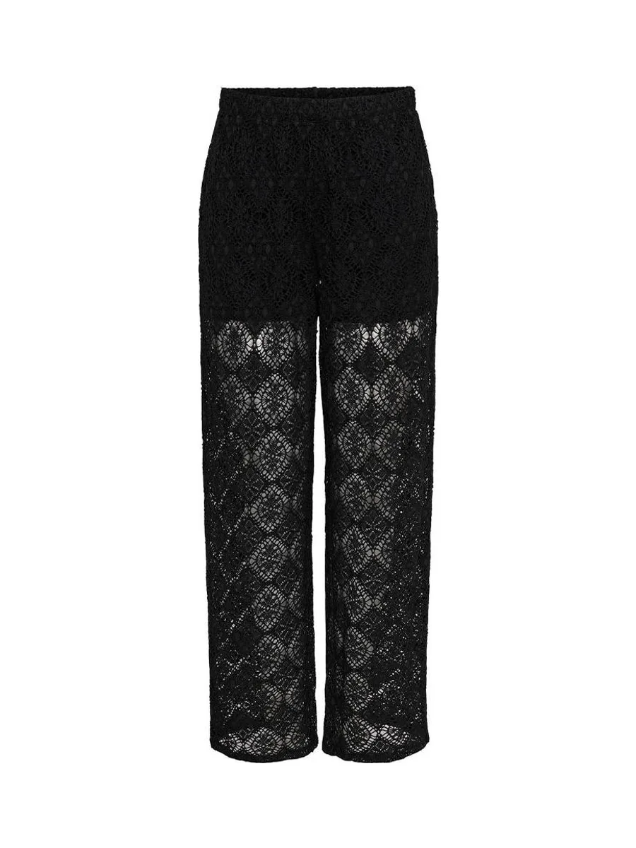 Pantalon fluide Noir Femme JDY Eva 3