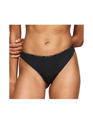 String Noir Femme Tommy Hilfiger ThongDS 1