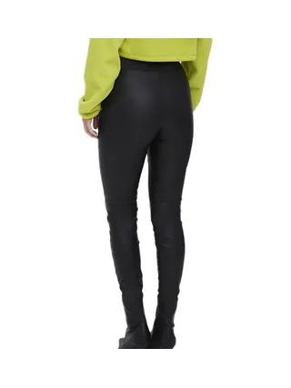 Legging Simili Cuir Noir Femme Vero Moda 10270787 2