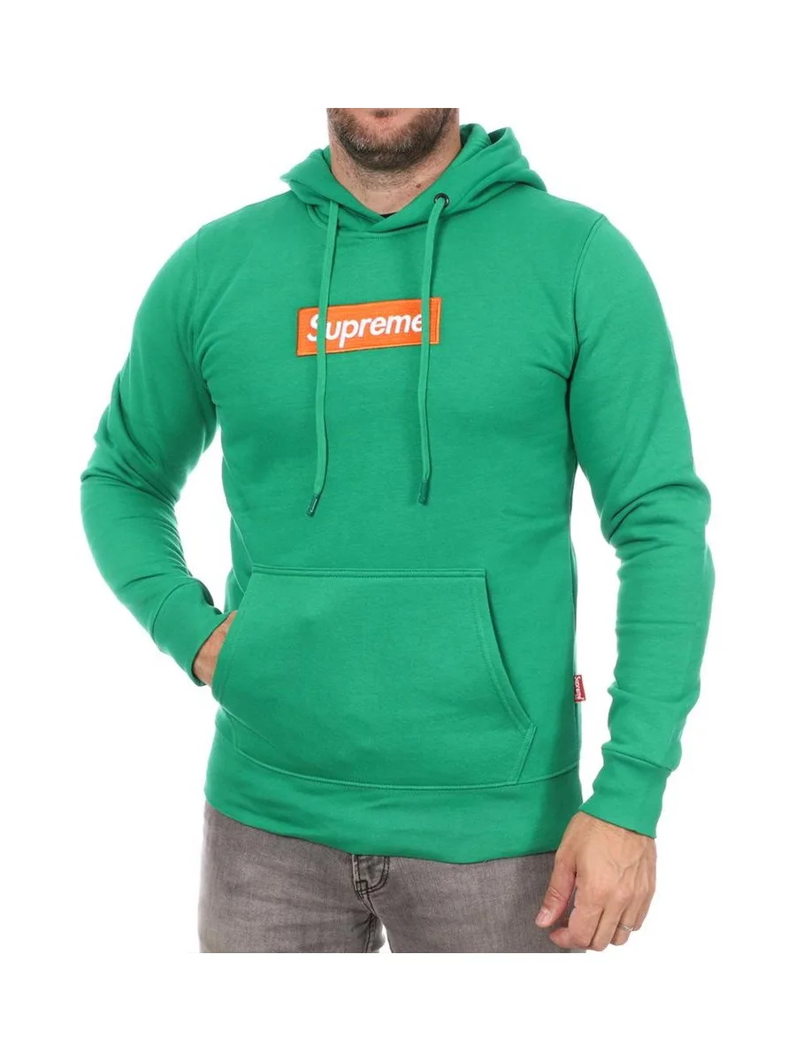 Sweat à Capuche Vert/Orange Homme Supreme Grip Diego 2