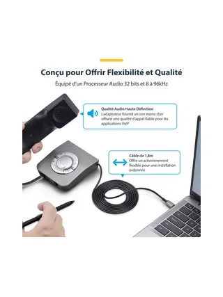 USB-C to RJ9 Adapter for Handset/Headset 10