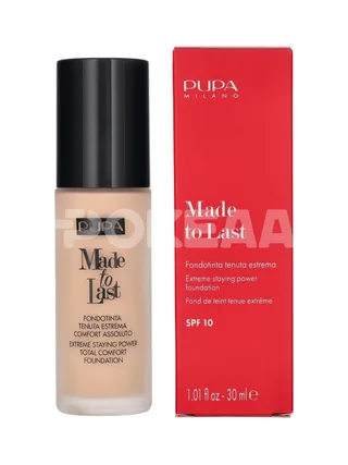 Pupa Made To Last Total Comfort Foundation SPF10 30ml - #030 Natural Beige 1