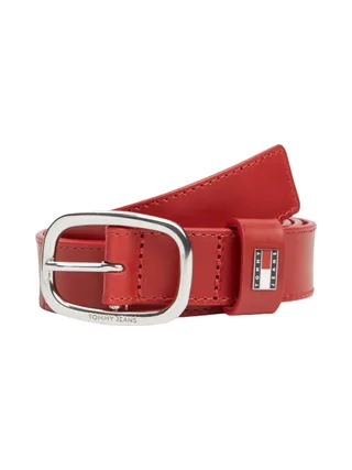 Ceinture Rouge Femme Tommy Hilfiger Oval - T 1