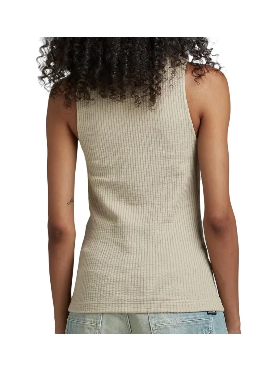Débardeur Vert Femme G-Star Raw D23093 2