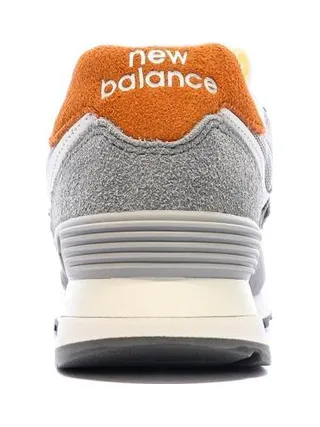 ML574 Baskets Gris/Orange Garçon New Balance 3