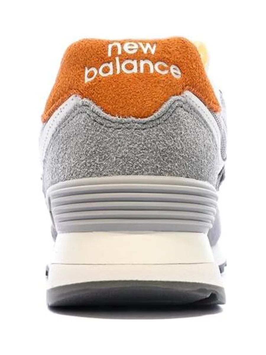 ML574 Baskets Gris/Orange Garçon New Balance 4
