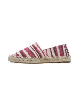 Espadrilles Beige/Violettes Femme Pare Gabia Aduna 1