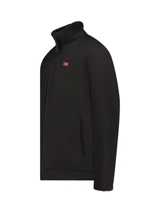Veste Polaire Noire Homme Geographical Norway Ureversible 3