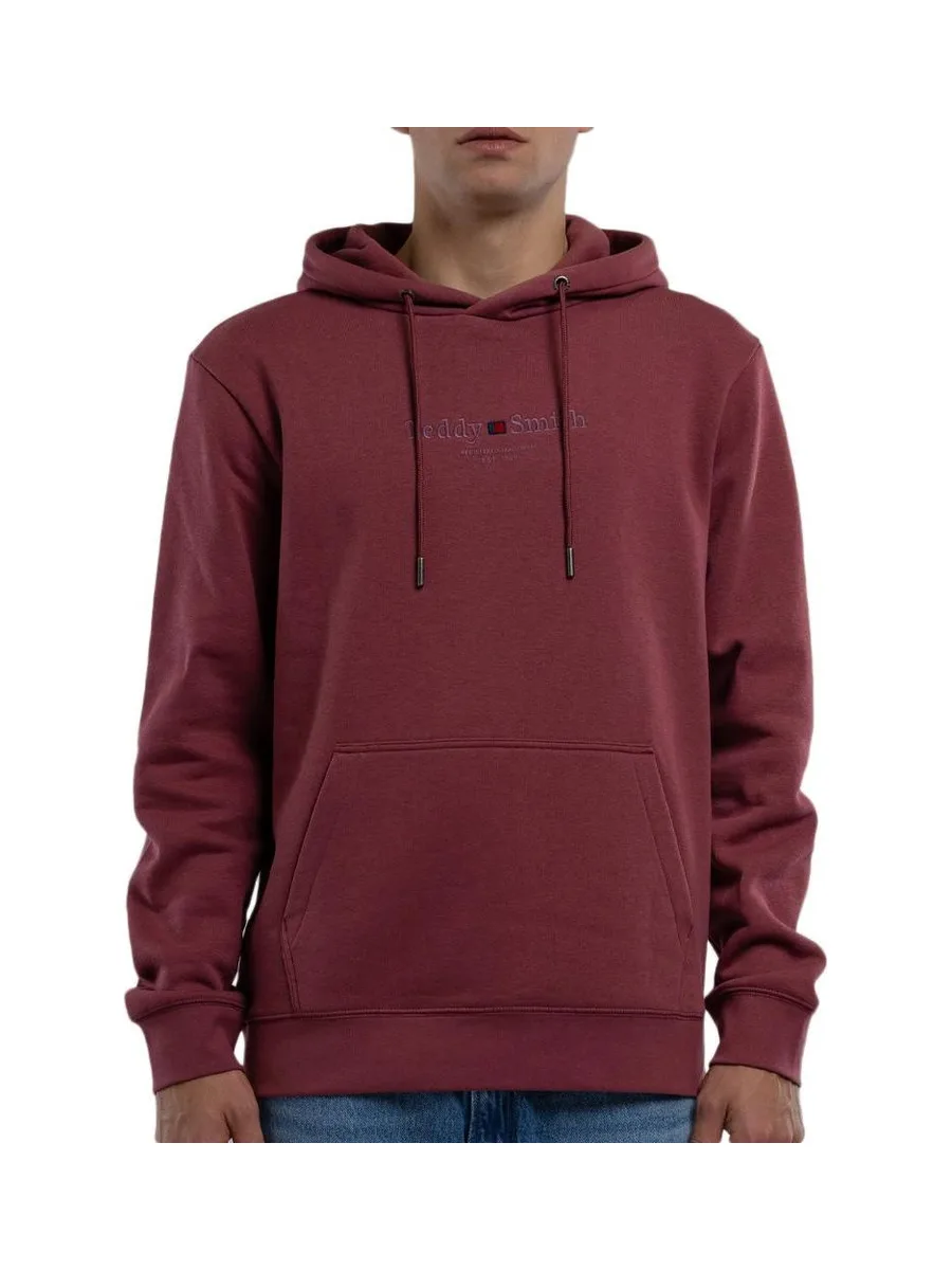 Sweat à Capuche Bordeaux Homme Teddy Smith Jim 10816997D 2