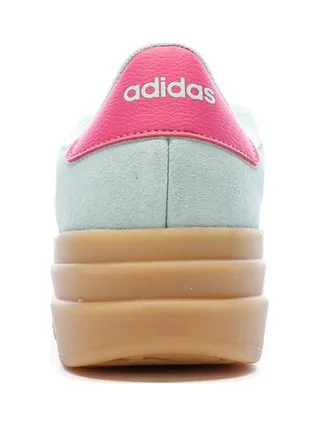 Baskets Vertes/Roses Fille Adidas Vl Court Bold 3