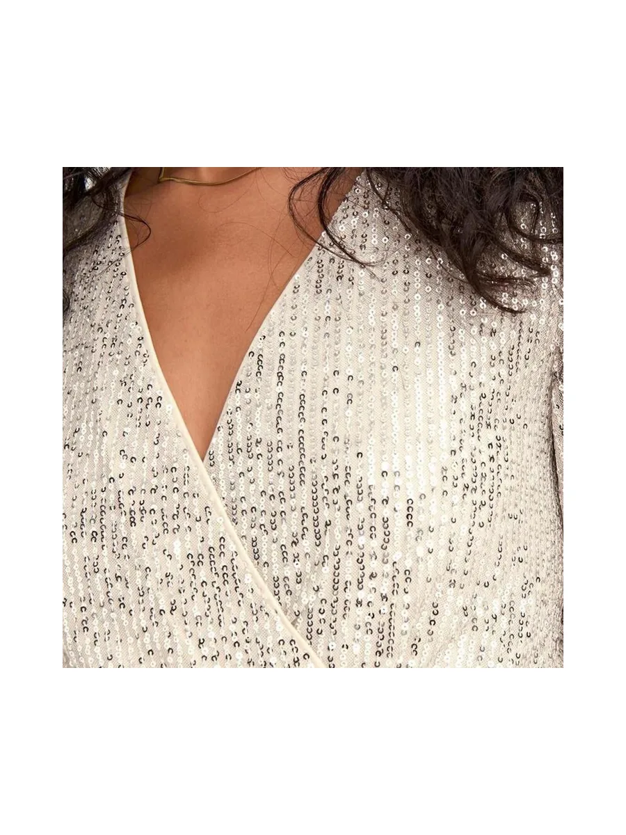 Robe à Sequins Rose Poudré Femme JDY Carmen 4