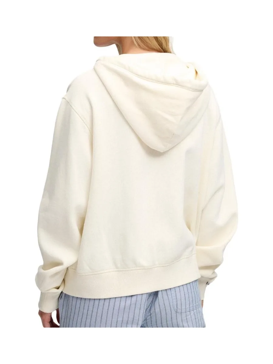 Sweat Zippé Écru Femme Superdry Ziphood 3