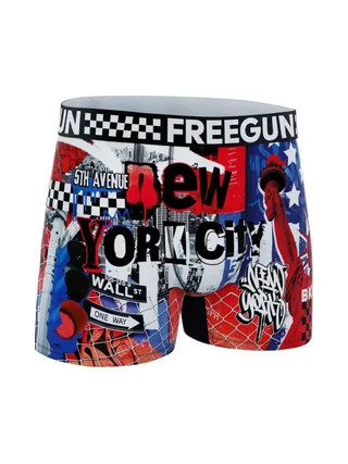 Boxer Bleu/Rouge/Blanc Garçon Freegun NYC 1