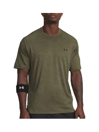 Maillot de Sport Kaki Homme Under Armour Ua Tech Vent 1