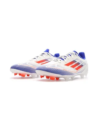 Chaussures de Foot Blanc/Bleu Adulte Adidas F50 League FG/MG 6