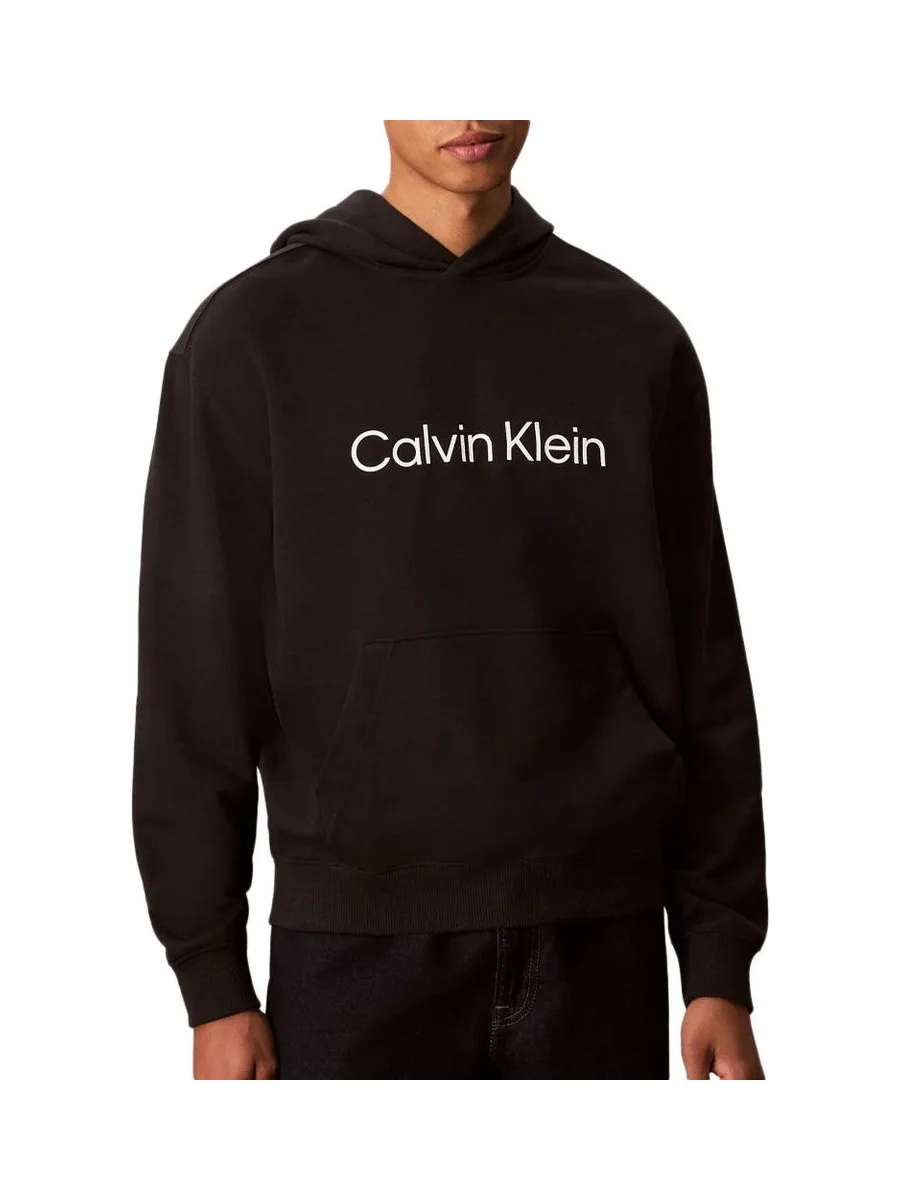 Sweat Noir Homme Calvin Klein Jeans Standard LV14LD231G 2