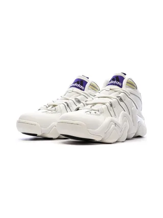 Chaussures de basketball Blanches/Violettes Homme Adidas Crazy 8 6