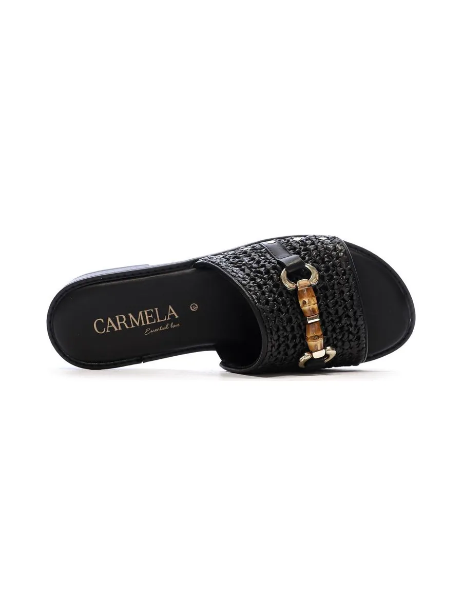 Sandales Noires Femme Carmela Brida 5