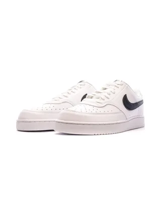 Baskets Blanc/Noir Homme Nike Court Vision Low 6