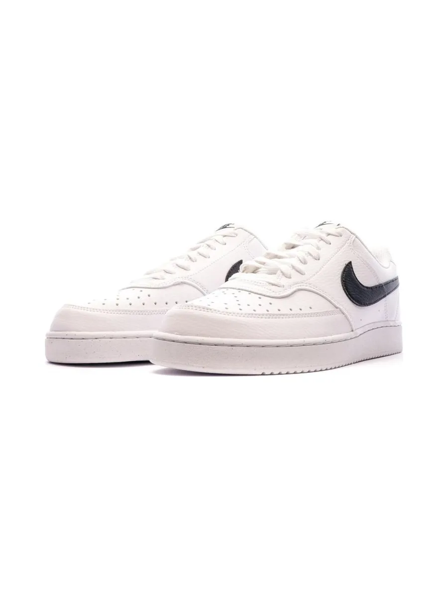 Baskets Blanc/Noir Homme Nike Court Vision Low 6