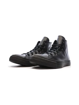Baskets Noires Homme Converse Black Mono 6