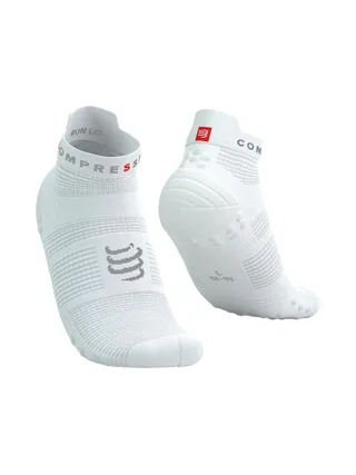 Paire de Chaussettes Blanches Homme Compressport Pro Racing 1