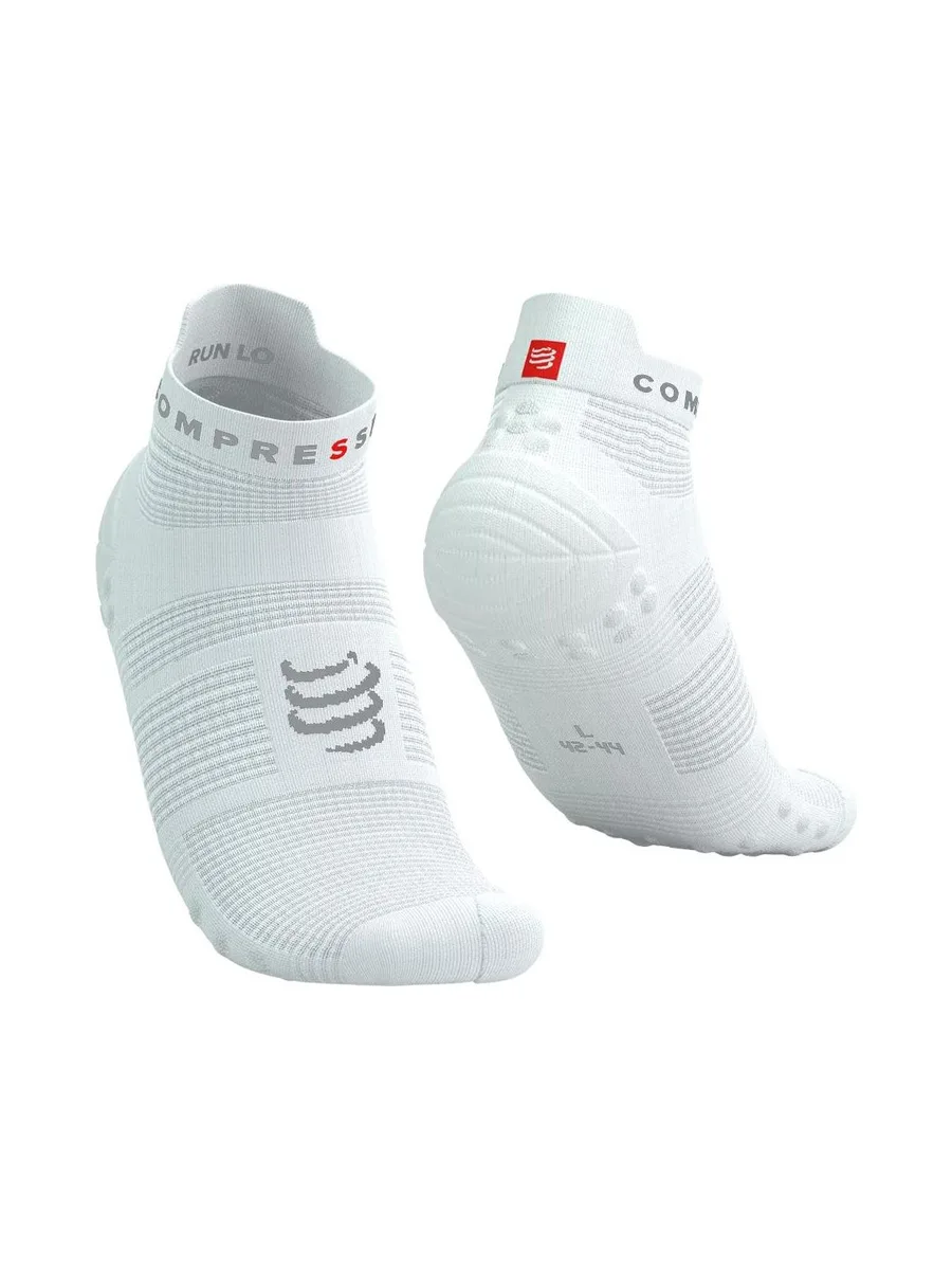 Paire de Chaussettes Blanches Homme Compressport Pro Racing 1