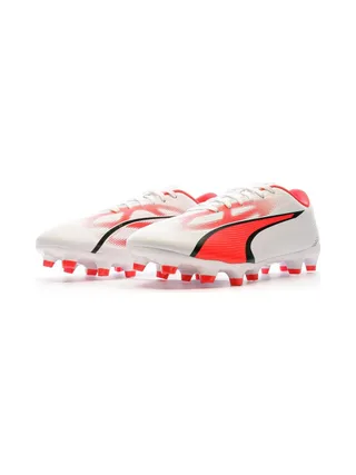 Chaussures de football Blanc/Rouge Homme Puma Ultra Play FG/AG 107423-01 6