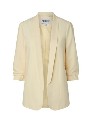 Blazer Jaune Femme Pieces Bosella 2