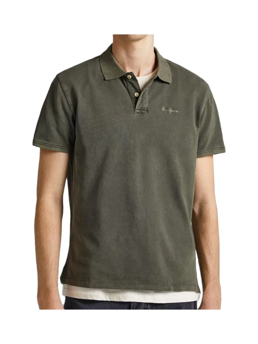 Polo Gris Anthracite Homme Pepe Jeans Oliver Gd 2