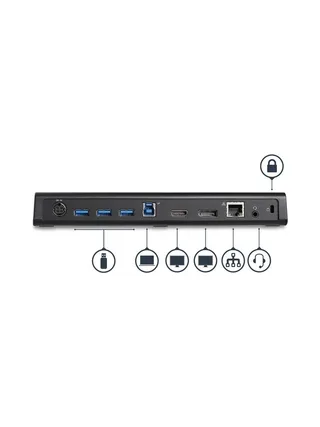 4K Laptop Docking Station DP HDMI USB 3 4