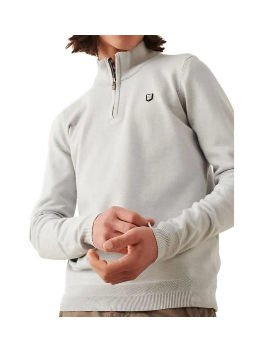 Pull 1/4 Zip Blanc Homme Teddy Smith Marty 2 2