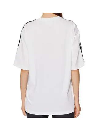 T-shirt Oversized Blanc Femme Adidas H37796 2