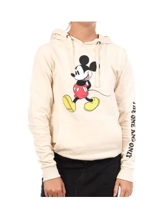 Sweat à Capuche Beige Disney Mickey One & Only 1